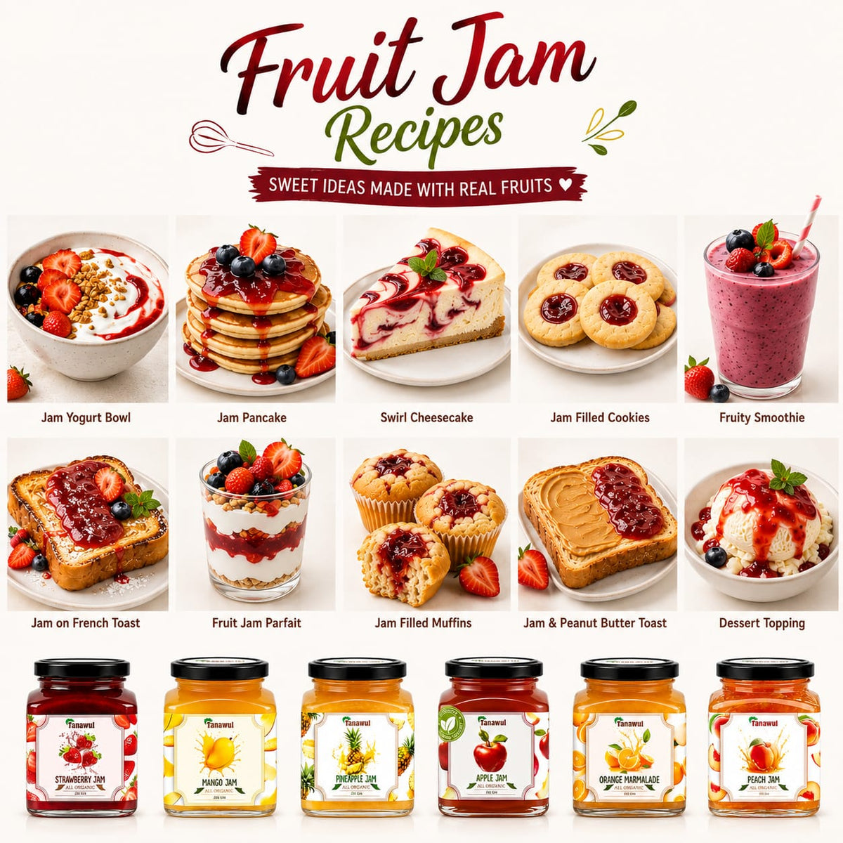 Creative Recipes Using Real Fruit Jam
